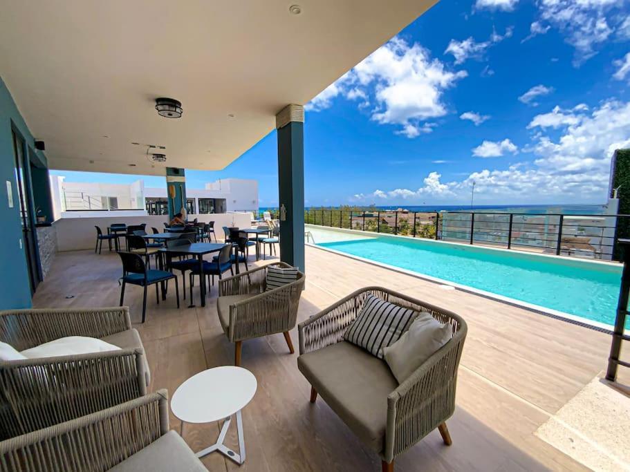 Beautiful + Luxury + Ocean View + Pool Apartment Playa del Carmen Bagian luar foto