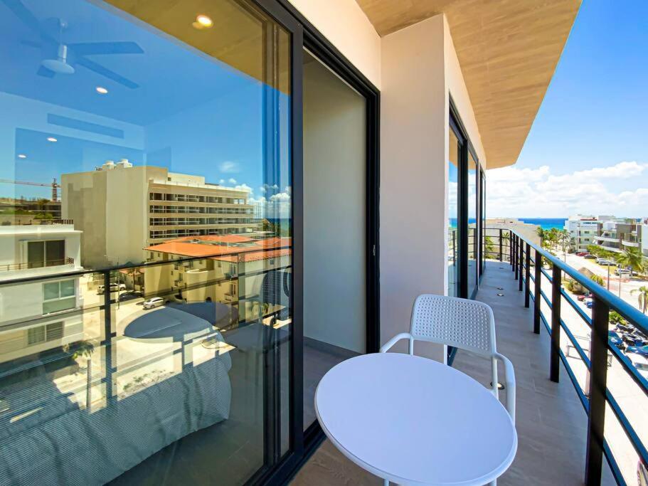 Beautiful + Luxury + Ocean View + Pool Apartment Playa del Carmen Bagian luar foto