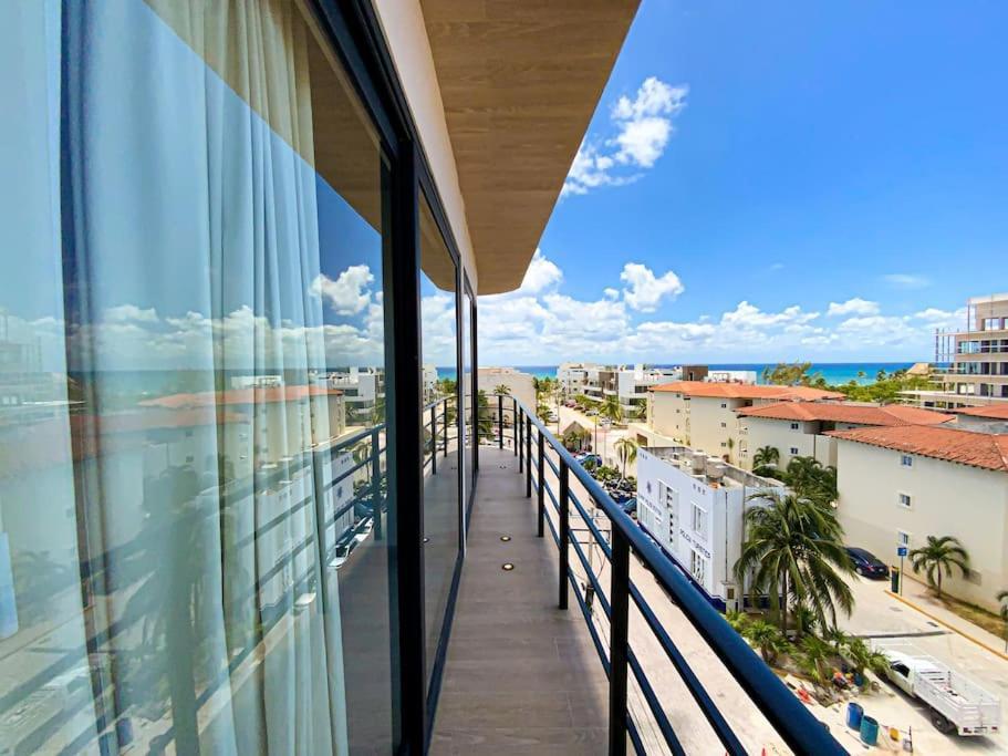 Beautiful + Luxury + Ocean View + Pool Apartment Playa del Carmen Bagian luar foto
